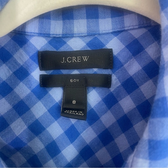 J Crew Boy button down shirt Size 8 - Picture 2 of 7